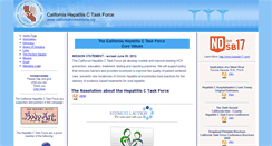 Desktop Screenshot of californiahcvtaskforce.org
